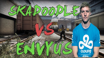 CSGO: POV Cloud9 Skadoodle vs ENVYUS (28/12) train @ ESWC 2015