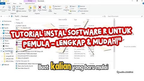 Tutorial Instal Software R untuk Pemula – Lengkap & Mudah!"