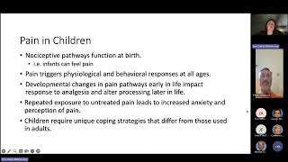 Addressing Pain in Children - Pediatric Grand Rounds Meeting Recording 11-8-24
