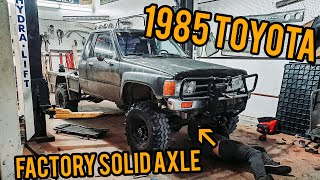 1985 Toyota Pickup Build | Lift /RUF | Fladbed | Paint | Locker?