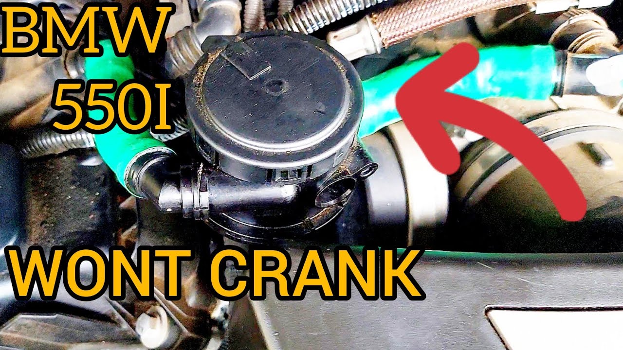 Crankcase Breather Pipe w/Vent Valve for 2006-2010 BMW 550i Fix - YouTube