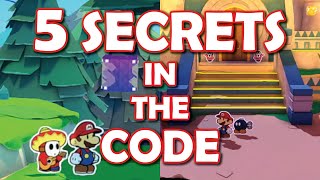 5 Secrets in the Code of Paper Mario: The Origami King (Hidden partners, Bobby, Olivia, Zelda, etc)