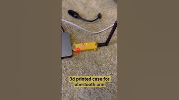 #ubertooth Bluetooth sniffing and #3dprinted case #hardwarehacking