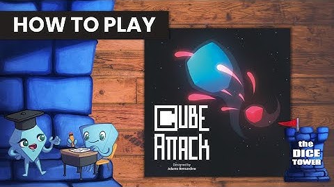 Cube Attack Board Game - How to Play with Stella & Tarrant. A Kickstarter Preview