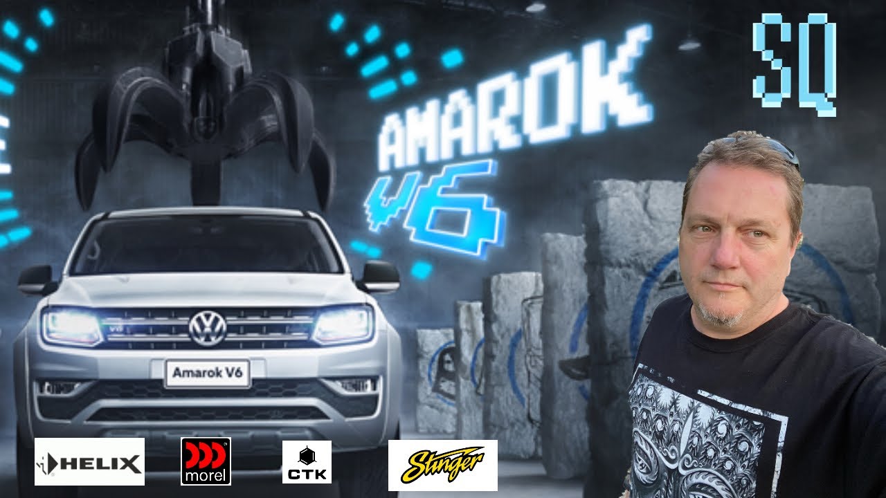 Sistema de Audio Amarok V6 SQ Helix Psix y Morel Elate Caja de Subwoofers tras Respaldo Trasero