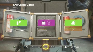 Tom Clancy`s The Division 1.8 NEW 10+ MARK 2 ENCRYPTED CACHE OPENING!!!