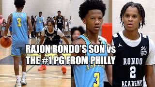 Rondos Son HEATED GAME vs the #1 PG From Philly!