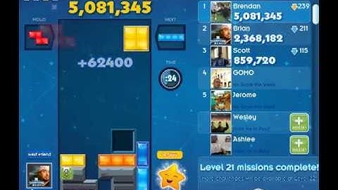 Tetris Stars - 5.5 million (max weekly bonus)