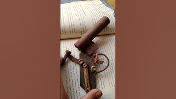 Handmade simplest trigger mechanism #shorts # diy