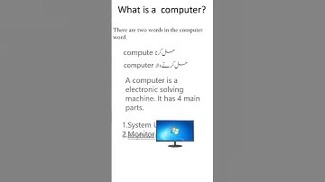 What is a computer? | Lunar Computer College