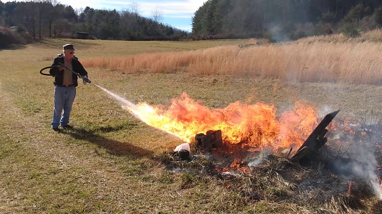 flamethrower YouTube