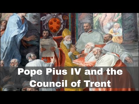 26th January 1564: Pope Pius IV confirms the decrees of the Council of Trent