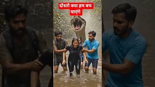 🐍 हमारी टीम जंगल के अंदर खतरनाक रहस्य की तलाश में #JungleSnake #Adventure #Anaconda #youtubeshorts