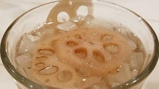C/w Nana: Lotus Root Sweet Drink (ນໍ້າຮາກດອກບົວ == Nahm Hahk Dok Boua)