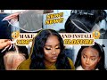 How to: MAKE & INSTALL FLAT GLUELESS 7x6 CLOSURE WIG FROM SCRATCH!! | Crimps | Laurasia Andrea Wigs