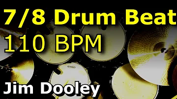 Odd Time Drum Beat 7/8 110 BPM - Dooley Drums