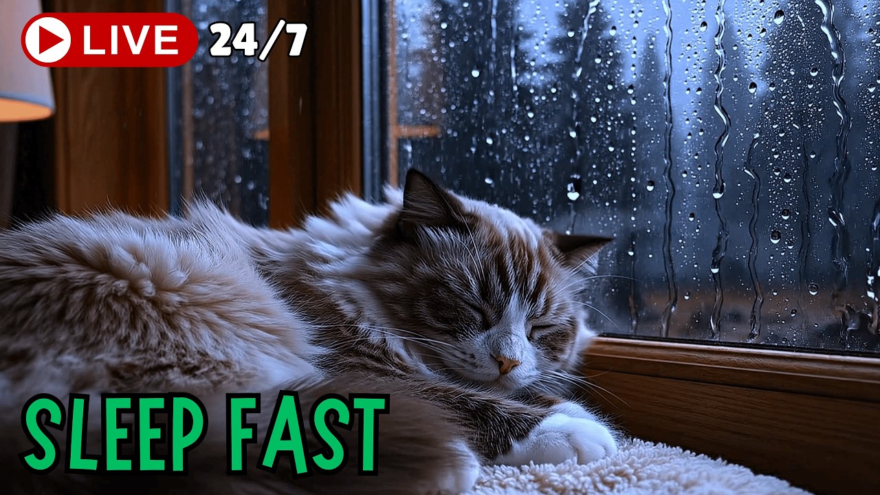 Music for Cats to Relax and Sleep 🐾 Gentle Cat Music Stream