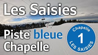 Les Saisies - Ski Alpin - Piste bleue 