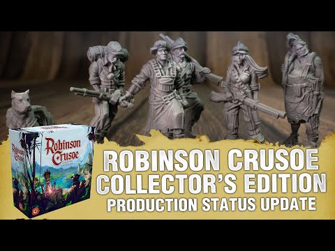 Robinson Crusoe Collector's Edition PRODUCTION STATUS UPDATE | BOARD GAMES VLOG 47 #boardgames