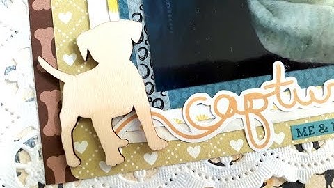 12x12" SCRAPBOOK LAYOUT PROCESS VIDEO #15