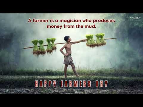 Happy Farmers Day Whatsapp Status Video | Farmers day status 2020
