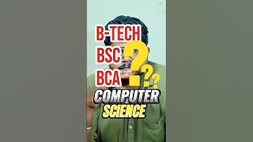 BSc vs BCA vs BTech Computer Science: Which Is BEST for You in 2026 #bsccomputerscience #bca #btech
