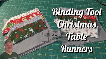 Binding Tool Christmas Table Runners