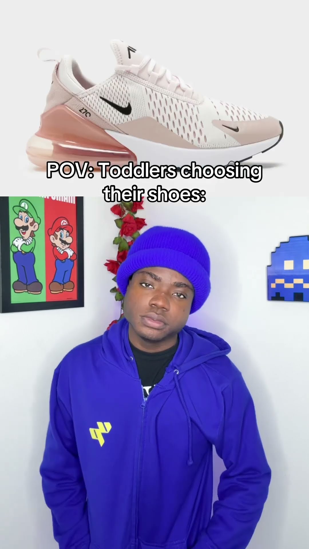 Toddlers choosing their shoes ?