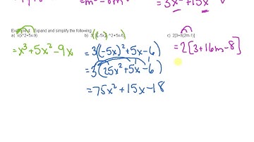 MPM1D 3.7 The Distributive Property Video 2