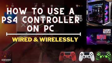 How To Use A PS4 Controller On A PC - Wired and Wirelessly Windows 10 | 2021