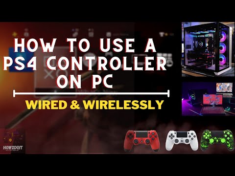 How To Use A PS4 Controller On A PC - Wired And Wirelessly Windows 10 | 2021