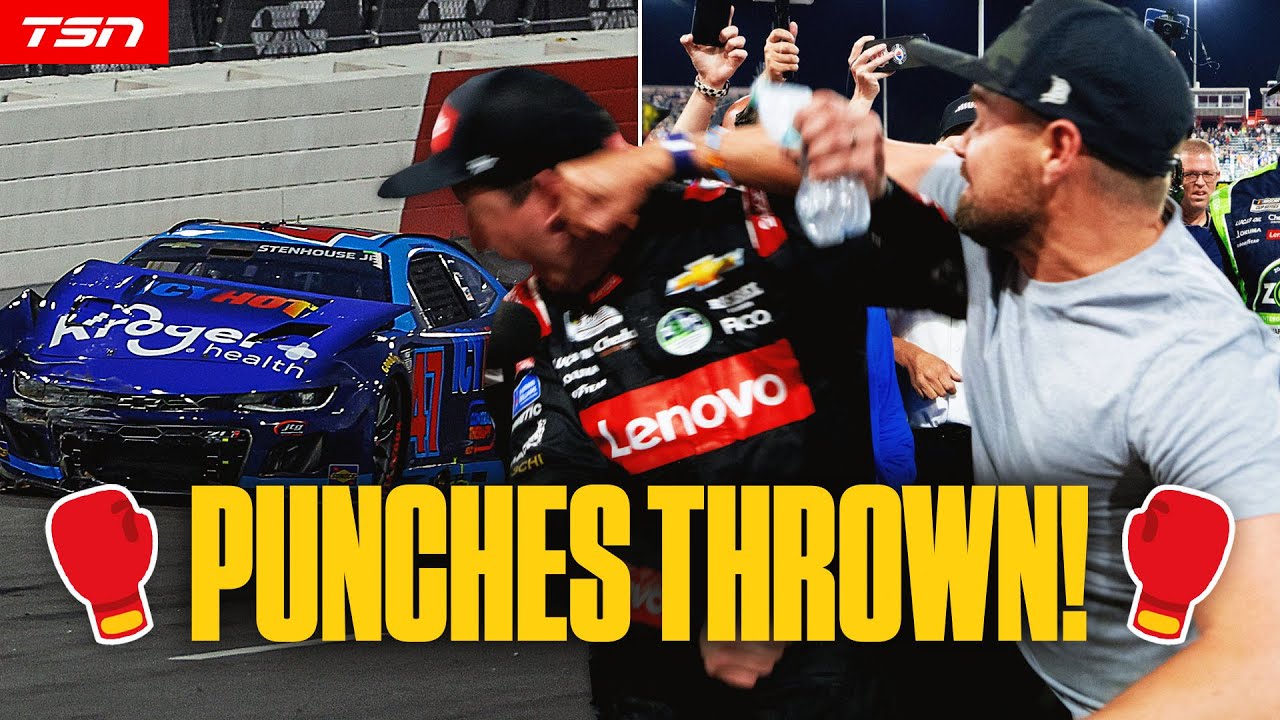 'I'll wreck you in Charlotte' - Ricky Stenhouse Jr. to Kyle Busch after the All-Star fight | NASCAR