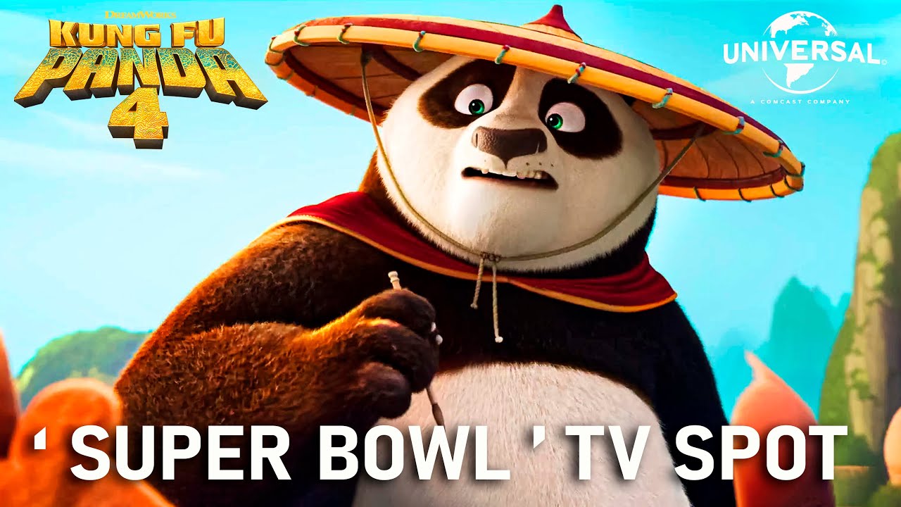 Kung Fu Panda 4 - "Super Bowl" New TV Spots | Universal Pictures | kung fu panda 4 trailer