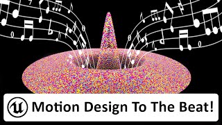 Unreal Engine 5.4 Audio Visual Motion Design Tutorial Under 5 Mins