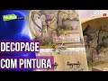 Decoupage‬ com Pintura Imitando Madeira por Rose Rodrigues - 02/09/2015 - Mulher.com