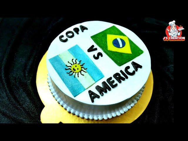 Send 2 pounds World Cup Themed cake - Brazil (chocolate) to Bangladesh