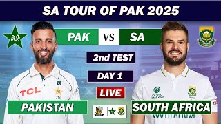 PAKISTAN vs SOUTH AFRICA 2nd TEST LIVE COMMENTARY| PAK vs SA LIVE CRICKET MATCH