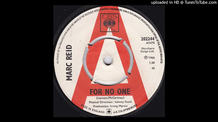 Marc Reid - For No-One
