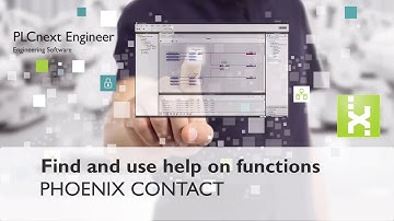 How to find and use help on functions | Getting started with PLCnext Engineer