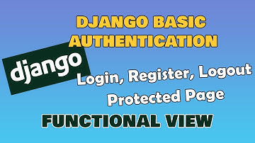 Basic Django Complete Authentication in Bengali (Functional View)