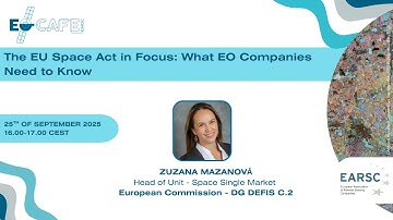 EOcafe: The EU Space Act in Focus: What EO Companies Need to Know
