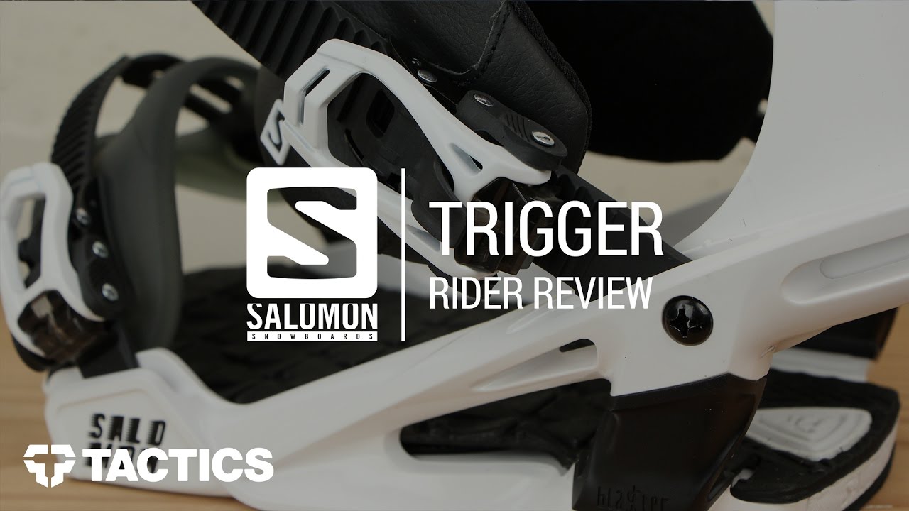 メンテ済■RIDEHELIX 153cm×SALOMON TRIGGER Salomon Trigger 2018 Snowboard Binding Review - Tactics - YouTube