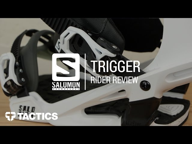 限定 SALOMON ANTHISI 150×SALOMON TRIGGER M Salomon Trigger 2018 Snowboard Binding Review - Tactics - YouTube