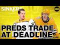 Nashville Predators are selling at the NHL Trade Deadline, trading Michael McCarron, Cole Smith