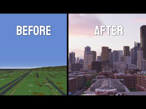 We Built 1,000 Seattle Buildings in Minecraft, 1:1 Scale