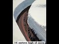 The Yuki no Otani (Snow Wall) corridor on the Tateyama Kurobe Alpine Route in Japan #tateyamakurobe