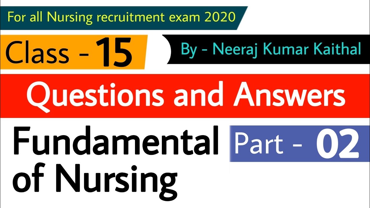 short answer questions nursing