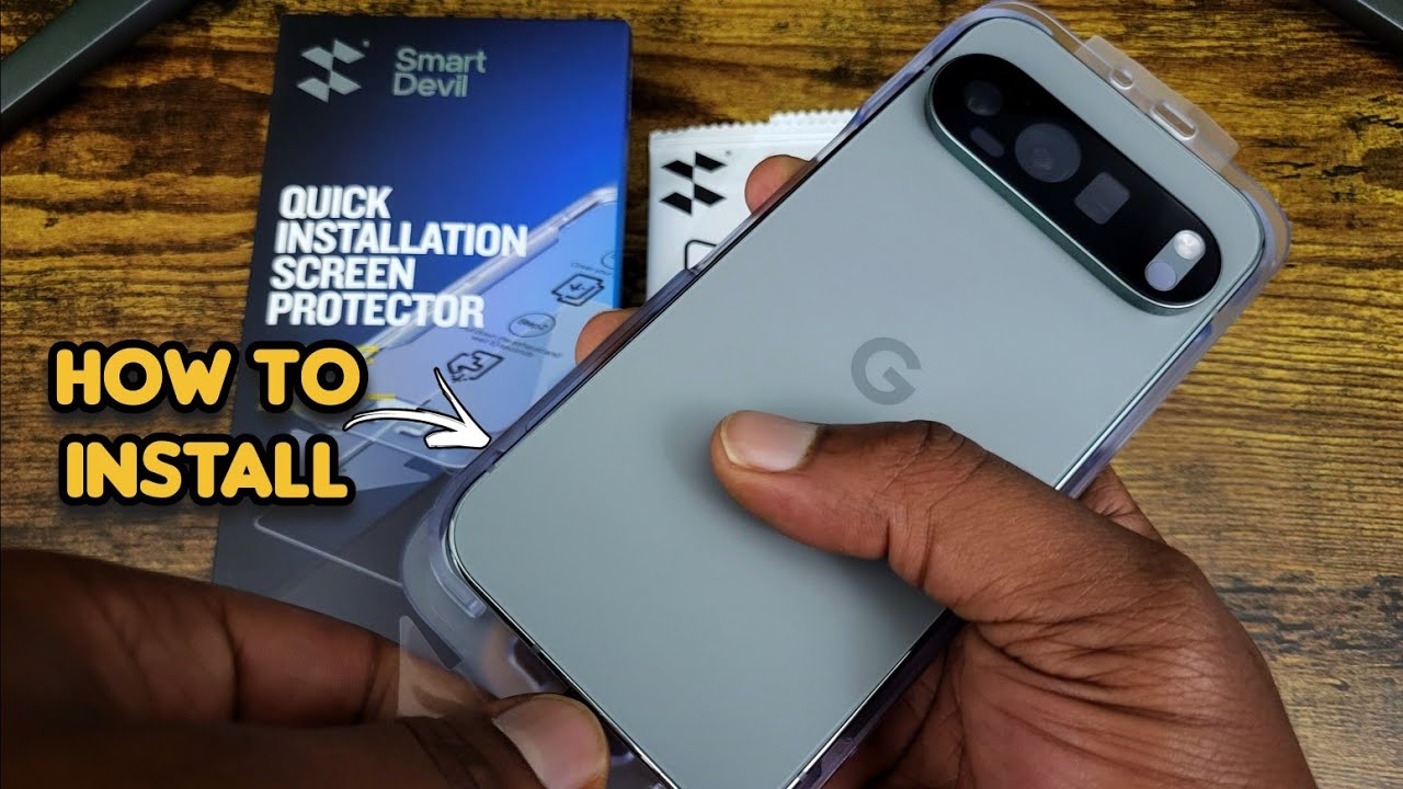 Installing Smart Devil Screen Protector (Flawless Application) for Google Pixel 9 Pro!!