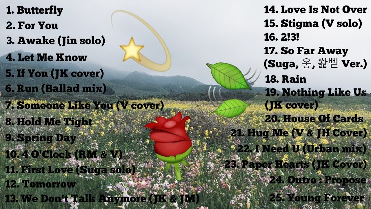 방탄소년단 (BTS) — slow & relaxing songs mix YouTube