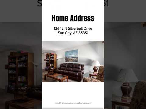 13642 N Silverbell Dr, Sun City, AZ home video tour